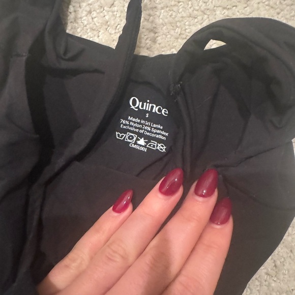 Quince Second Skin Square Neck Tank Bodysuit - Picture 4 of 5